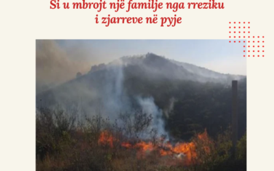 Angazhimi vullnetar në Pukë, si u mbrojt një familje nga rreziku i zjarreve në pyje