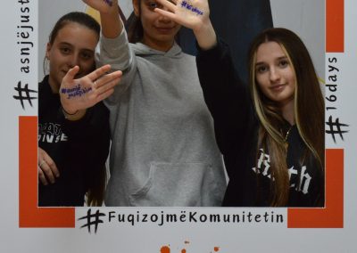 Aktivistë, të rinj, ofrues shërbimesh psiko-sociale dhe qytetarë të Bashkive Kurbin dhe Lezhë, ju bashkuan fushatës së 16 ditëve të aktivizmit