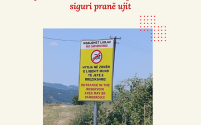 Nga zëri i komunitetit te veprimi në terren: Sinjalistika e re në Gramsh për më shumë siguri pranë ujit