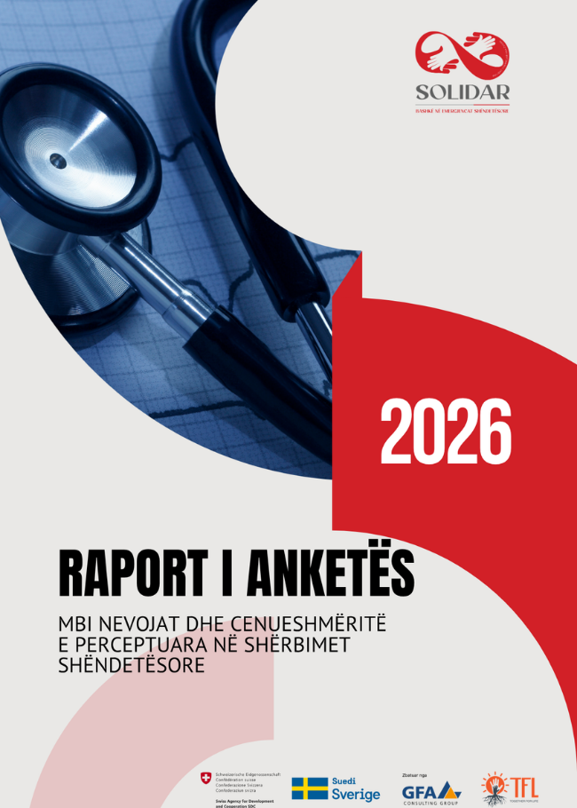 Raport i anketës mbi nevojat dhe cenueshmëritë e perceptuara në shërbimet shëndetësore