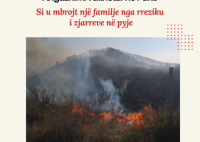 Angazhimi vullnetar në Pukë, si u mbrojt një familje nga rreziku i zjarreve në pyje
